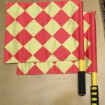 پرچم کمک داوری شطرنجی فوتبال اعلا